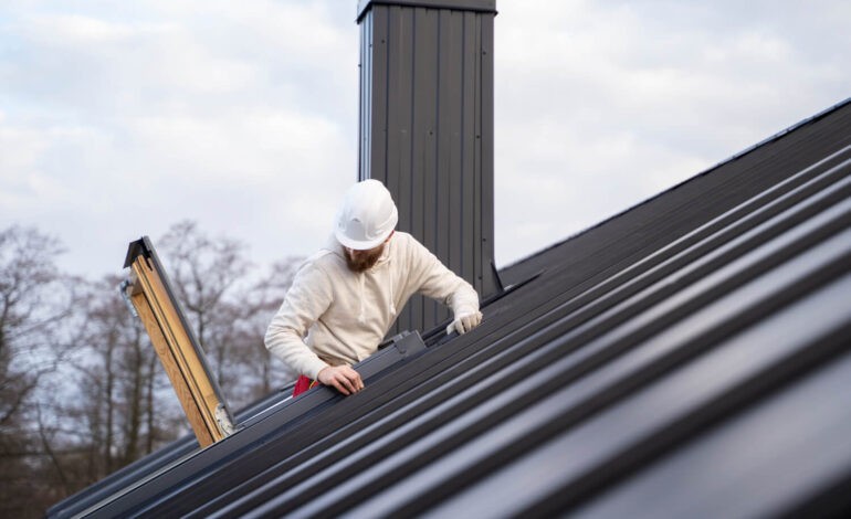 pose d'une membrane d'étanchéité EPDM sur une toiture